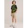 WE Fashion T-shirt donkergroen