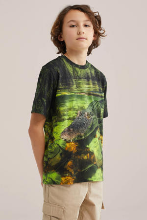 T-shirt donkergroen