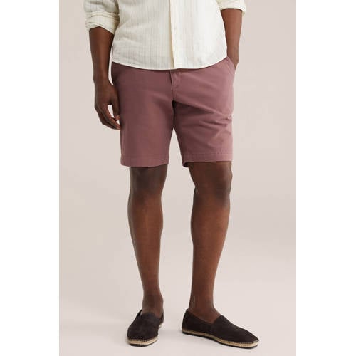 WE Fashion regular chino short oudroze afbeelding