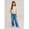 WE Fashion gebloemde sweater beige