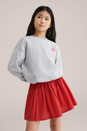 sweater grijs melange