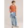 WE Fashion polo oranje