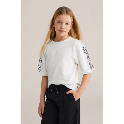 WE Fashion blousetop wit afbeelding
