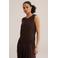 WE Fashion top met lurex bruin