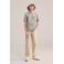 WE Fashion T-shirt met backprint grijs