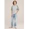 WE Fashion T-shirt met backprint lichtgroen