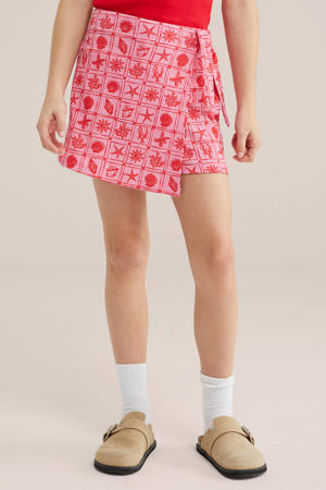 wikkelrok roze