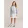 WE Fashion sweatjurk lichtgrijs