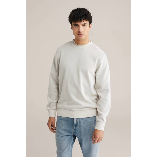 WE Fashion sweater Lichtgrijs afbeelding