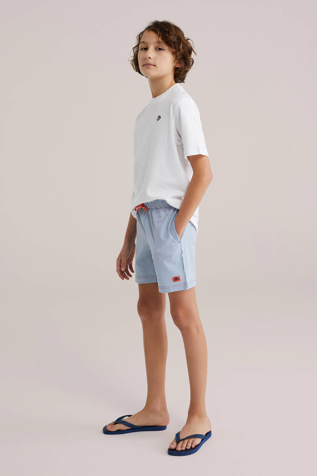 WE Fashion zwemshort blauw