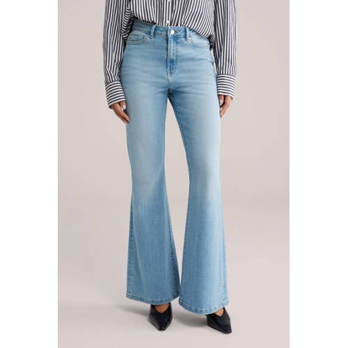 WE Fashion high waist flared jeans afbeelding