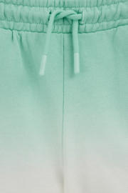thumbnail: WE Fashion straight sweatshort turquoise/wit