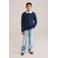 WE Fashion polo donkerblauw