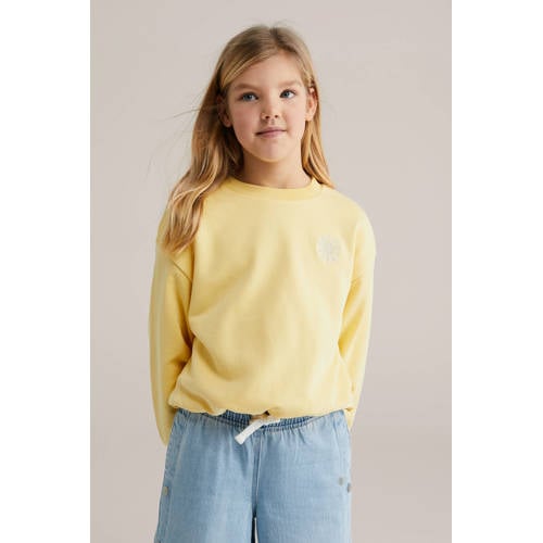 WE Fashion sweater geel afbeelding