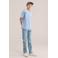 WE Fashion T-shirt met backprint lichtblauw