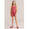 WE Fashion mouwloze top grof gebreid rood