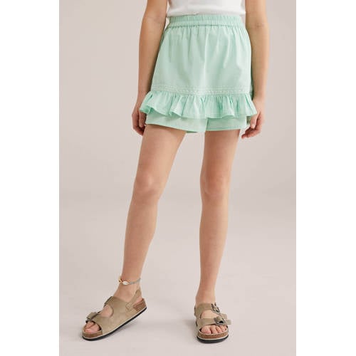 WE Fashion korte rok mintgroen afbeelding