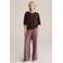 WE Fashion wide leg high waist pantalon oudroze