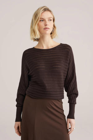 pullover donkerbruin