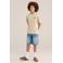 WE Fashion T-shirt met backprint beige