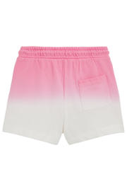 thumbnail: WE Fashion straight sweatshort roze/wit