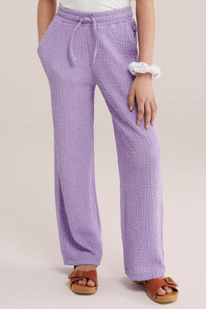 loose casual broek lila