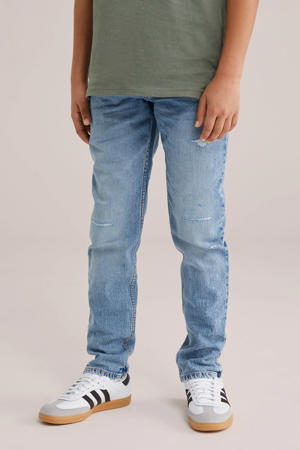 slim fit jeans medium blue denim