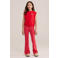 WE Fashion T-shirt met backprint rood