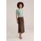 WE Fashion pullover lichtgroen ajour