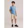WE Fashion T-shirt met backprint blauw