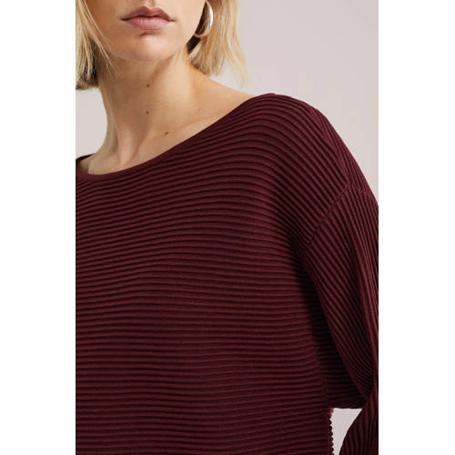 WE Fashion trui rib gebreid afbeelding