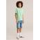 WE Fashion T-shirt met backprint lichtgroen