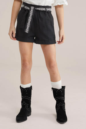 straight casual short zwart
