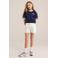 WE Fashion Blue Ridge straight casual short wit