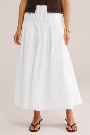 midi rok wit