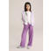 WE Fashion loose casual broek paars
