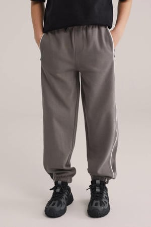 slim casual broek taupe