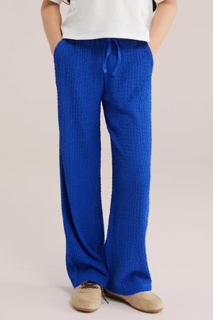 loose casual broek marineblauw