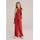 WE Fashion Straight jumpsuit rood