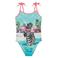 WE Fashion badpak blauw/multicolor