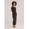 WE Fashion kanten midi rok bruin