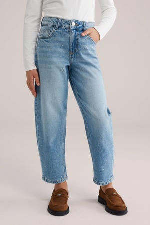 barrel jeans medium blue denim