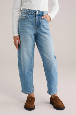 barrel jeans medium blue denim