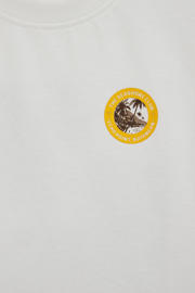 thumbnail: WE Fashion tanktop met backprint wit