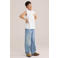 WE Fashion tanktop met backprint wit