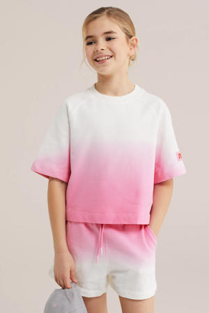 sweater roze/wit