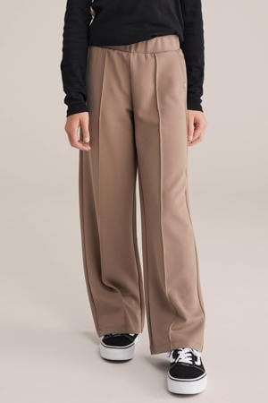loose casual broek lichtbruin