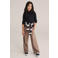 WE Fashion loose casual broek lichtbruin