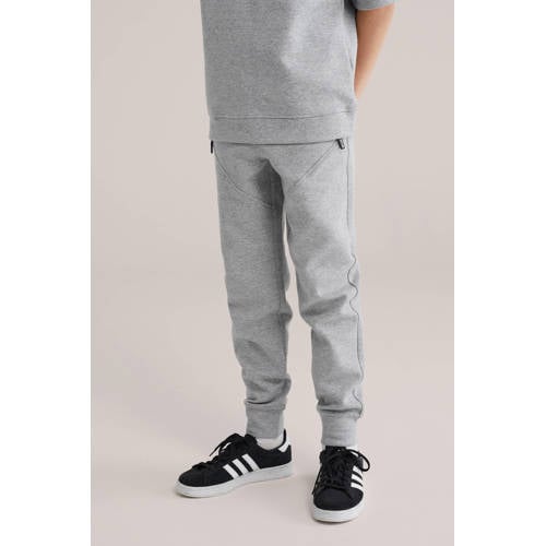 Salty Dog slim casual broek grijs melange afbeelding