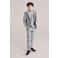 Salty Dog slim casual broek grijs melange
